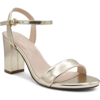 Paradox London Harmonia Ankle Strap Sandal in Champagne at Nordstrom, Size 6.5