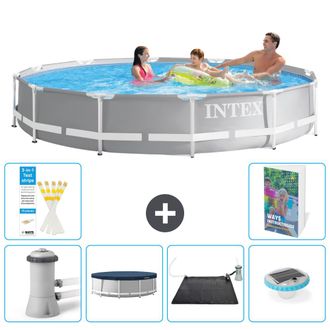 Intex Piscina Prism Frame Redonda - 366x76 Cm - 7-piezas S250