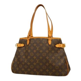 Louis Vuitton Pre-owned Handbags, female, Brown, Size: ONE SIZE Pre-owned Batignolles Horizontal Tote Bag