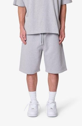 mnml Heavy Basic Cotton Sweatshorts in Marled Grey at Nordstrom, Size Xx-Large