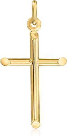 Ross-Simons Italian 14kt Yellow Gold Cross Pendant