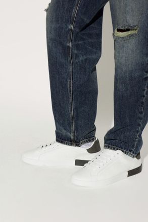 Dolce & Gabbana Portofino Sports Shoes, Mens, White