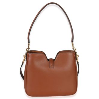 Celine Mens Tan Smooth Calfskin Small Camille 16 Soft Shoulder Bag Brown Leather Handbag