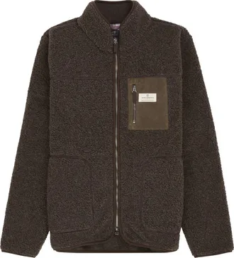 Amundsen & Scott Heroes Wool Fleece Jacket Mens in Cowboy at Nordstrom, Size Xx-Large
