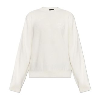 Dsquared2 Maglione Girocollo in Lana - - Knitwear - Uomo - Bianco - M