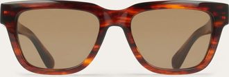Ferragamo Men Square frame sunglasses Brown