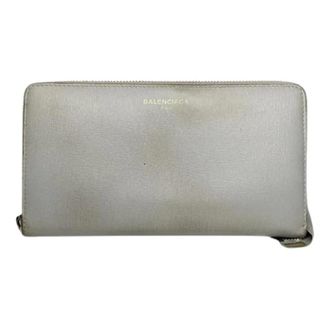 Balenciaga Pre-owned Wallets, female, Gray, Size: ONE SIZE Pre-owned Vintage Wallet