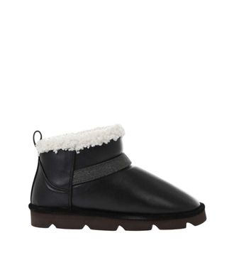 Brunello Cucinelli Black Slip-on Boots