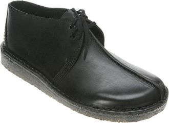 Clarks Mens Desert Trek Oxford, Black Smooth, 11 UK