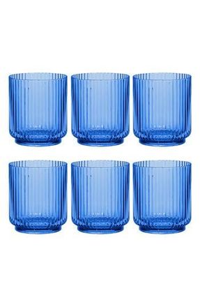 TarHong Mesa Set of 6 15-Ounce Drinking Glasses in Blue at Nordstrom Rack