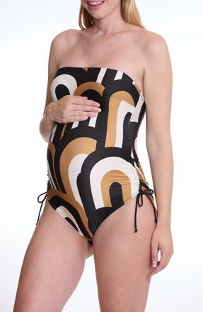 Cache Coeur Odeon Maternity Swimsuit in Multicolor at Nordstrom, Size X-Large