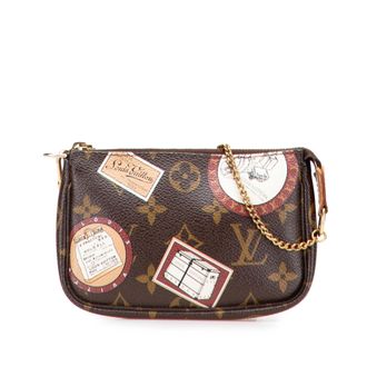 Louis Vuitton Mini Pochette Accessoires Geprint