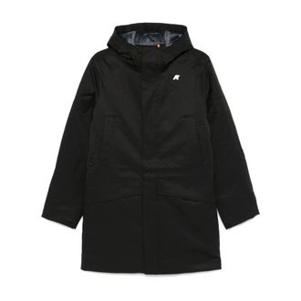 K-Way Jarno Twill Jacket - Heren - Jassen - Zwart - Maat: 2XL Poliester