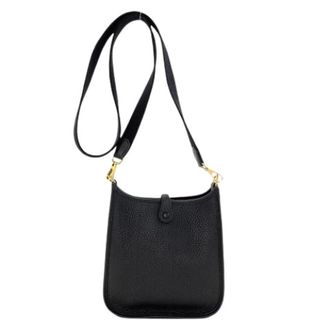 Herm&egrave;s Pre-owned Schoudertas - Dames - Pre-owned - Zwart - Maat: ONE Size Leer