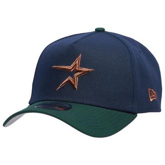 New Era Womens Houston Astros Astros 9FORTY A-Frame Cap - Adult Green/Navy/Bronze