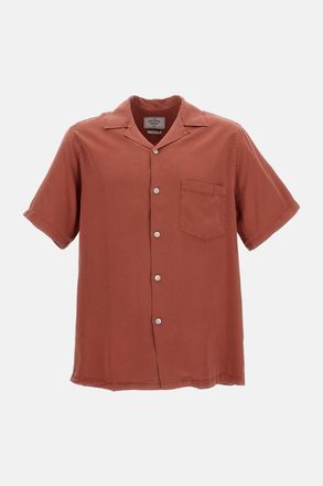 Portuguese Flannel Camicia Dogtown Terracotta