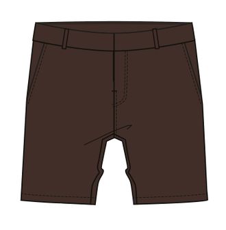 Wahts Mens Shorts, TargetGroup:Men Dark Brown / XXL