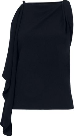 Proenza Schouler Alyssa top - women - Polyester/Triacetate - 6 - Black