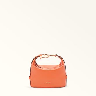 Furla Nuvola Mini Bag L Paprika Claris Lux Calf Leather Woman