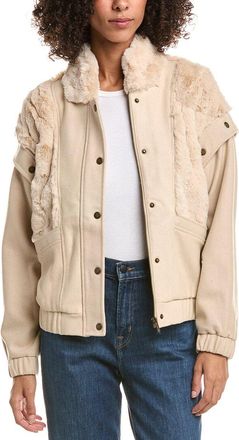 Saltwater Luxe Snap-Off Sleeve Wool-Blend Jacket