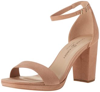 Chinese Laundry Womens Teri Heeled Sandal, Dark Nude, 7.5 UK