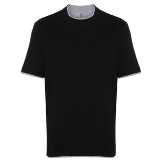 Brunello Cucinelli Layered-effect T-shirt