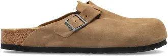 Birkenstock Boston Suede Leather - Heren - Slip ons - Beige - 46 EU - Leer - Schoenen