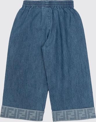 Fendi Jeans Fendi in denim di cotone con monogram