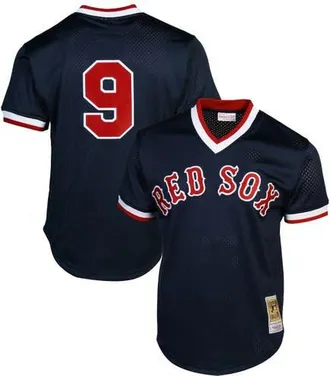 Mitchell & Ness Ted Williams Boston Red Sox 1990 Authentic Cooperstown Collection Batting Practice Jersey - Navy Blue at Nordstrom, Size Xx-Large