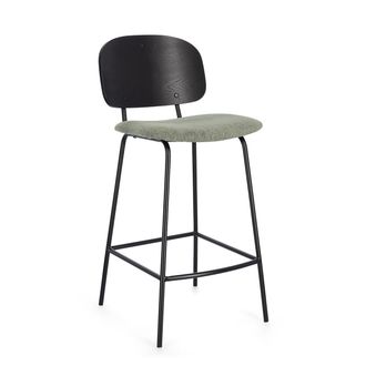 BIZZOTTO Set of 2 green Sienna kitchen stools