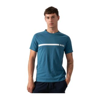 HUGO BOSS Heren, Tops, Blauw, Maat: 2XL Katoen