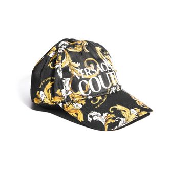 Versace Jeans Couture All Over Baroque Logo Cap - Heren - Petten - Veelkleurig - ONE Size - Katoen - Accessoires