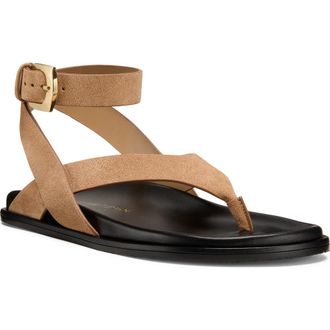 Stuart Weitzman Marykate Ankle Strap Sandal in New Camel at Nordstrom, Size 7.5
