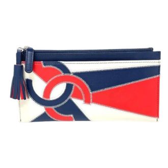 Chanel Pre-owned Clutches, female, Multicolor, Size: ONE SIZE Pre-owned Leather home-office