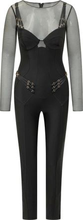 Elisabetta Franchi Mujer, Monos, Negro, Talla: S