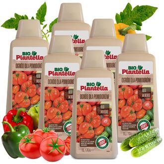OEM Bio Plantella Fertilizante Ecol&oacute;gico Para Tomates, Pimientos, Pepinos Y Hortalizas 6x1l