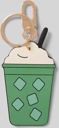 Seidenfelt Manufaktur Schl&uuml;sselanh&auml;nger mit Karabinerhaken Modell MY MATCHA LATTE in Hellgruen, Gr&ouml;&szlig;e 1