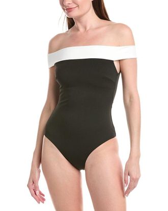 Milly Milly Solid Off The Shoulder One-Piece