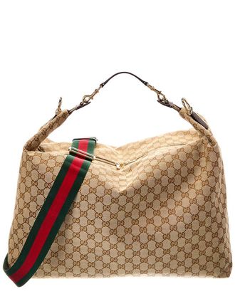 Gucci Brera Large Canvas Tote