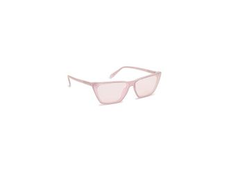 Quay Bad Habit Fashion Sunglasses Pale Pink/Pink, Plastic/Polycarbonate