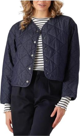 Moss Copenhagen Navy Jack voor Vrouwen - Dames - Zomerjassen - Blauw - M/L - Jassen