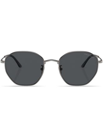 Giorgio Armani Occhiali da sole geometrici - Grigio
