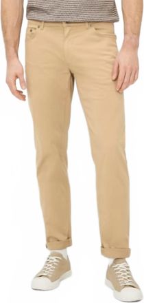 Brax Mens Five-Pocket Pants In Sepia