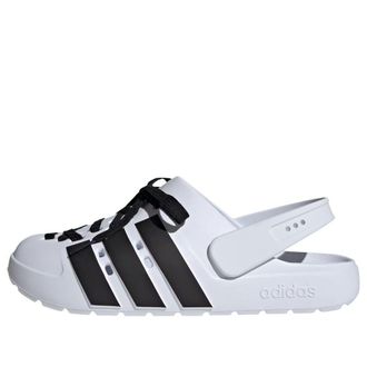 adidas Adilette Clog 2.0 White Black JR4027