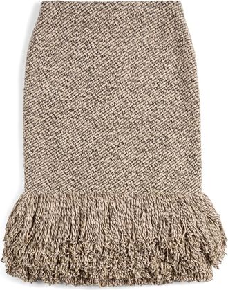 Tod's knitted midi skirt - Neutrals