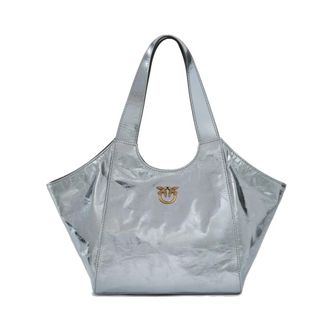 Pinko Tote Mini Tas - Dames - Shoppers - Grijs - ONE Size - Tassen