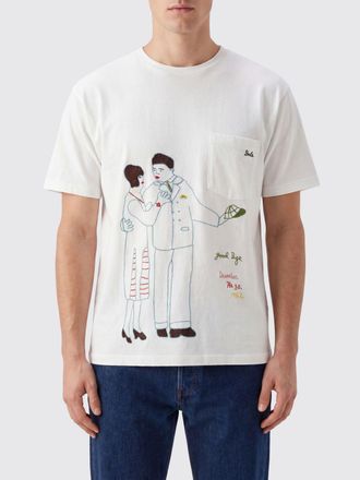 Bode T-shirt in cotone con stampa grafica e tasca a toppa sul petto