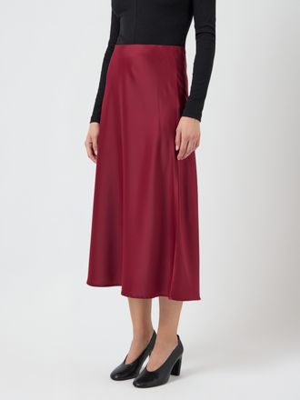 Y.A.S Midirock Y.A.S YASPELLA HW MIDI SKIRT S. NOOS, Damen, Gr. XL (42), rot (tibetan rot), Web, Obermaterial: 97% Polyester, 3% Elasthan, unifarben, regula