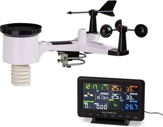 Trade Shop Trade Shop - Stazione Meteo Barometrica Professionale Con Data Ora Radiocontrollata Wifi App