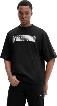 Sprayground Sprayground, Tops, Heren, Zwart, L, Katoen, T-shirt met tijgerprint